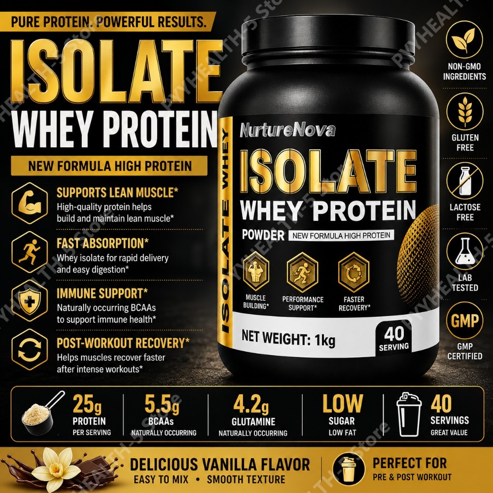 Fitness Nutrition Whey - Isolate Whey Protein Powder 1kg Nutrisi
