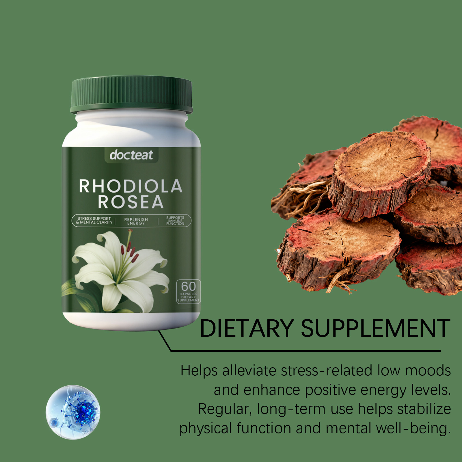Kapsul Kesehatan Pria DOCTEAT  - Nutrition Fitness And Health ulasan dan harga
