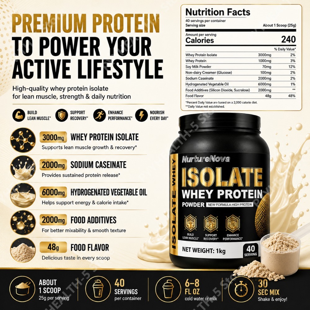 Isolate Whey Protein Powder 1k - Fitness Nutrition Whey ulasan dan harga